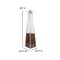 Flash Furniture Pyramid Outdoor Patio Heater-Bronze -7.5 Feet Tall NAN-FSDC-02-BR-GG - alternate 7